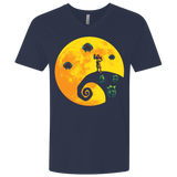 T-Shirts Midnight Navy / X-Small The Parasites Before Christmas Men's Premium V-Neck