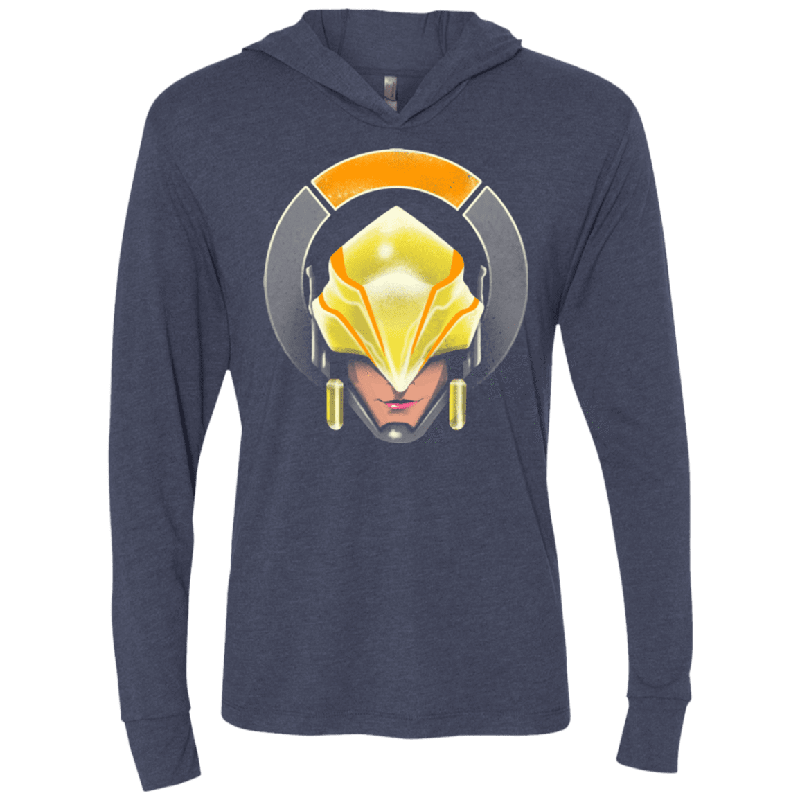 The Peace Keeper Triblend Long Sleeve Hoodie Tee