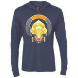 The Peace Keeper Triblend Long Sleeve Hoodie Tee