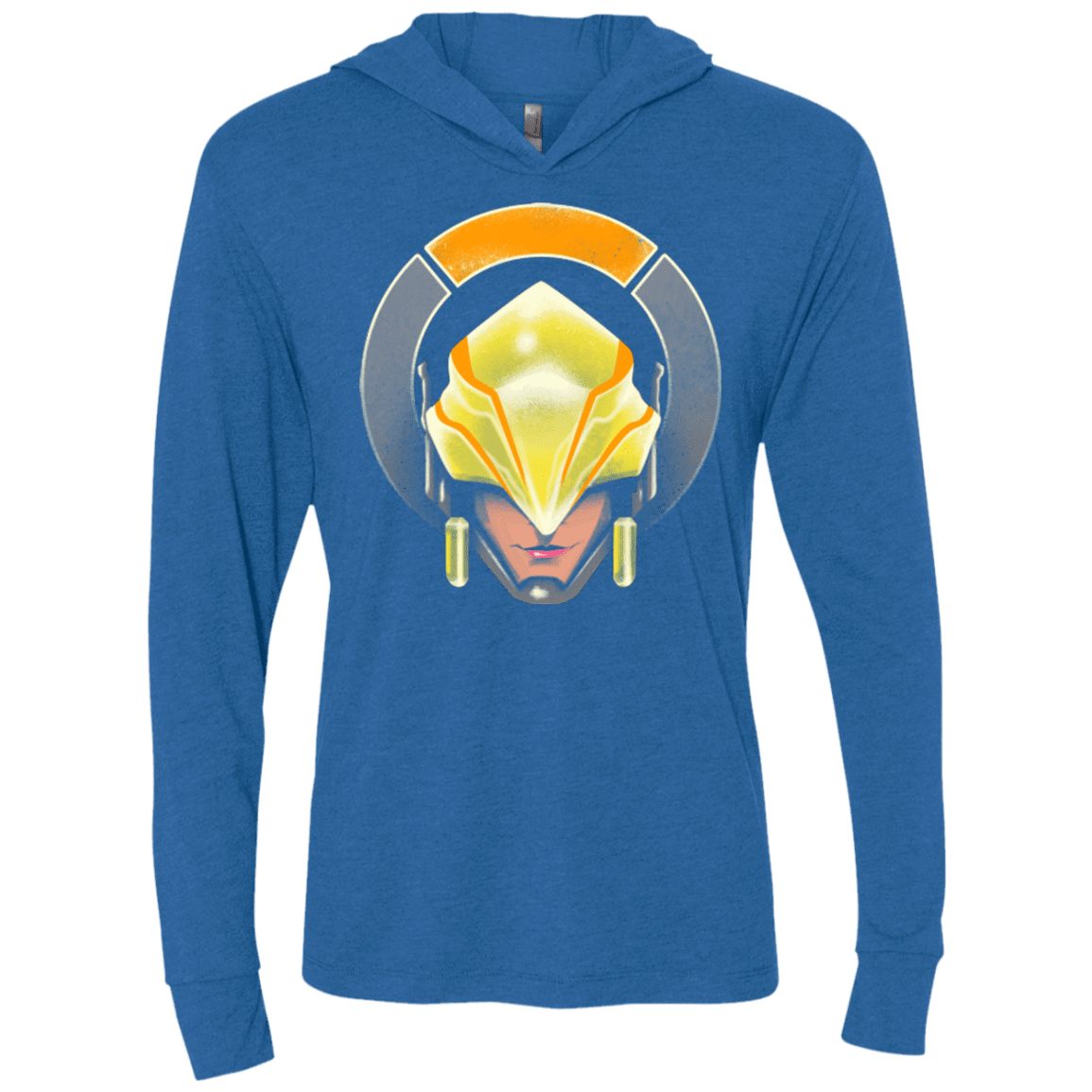 The Peace Keeper Triblend Long Sleeve Hoodie Tee