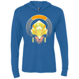 The Peace Keeper Triblend Long Sleeve Hoodie Tee