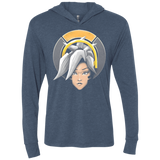 The Peerless Healer Triblend Long Sleeve Hoodie Tee