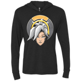 The Peerless Healer Triblend Long Sleeve Hoodie Tee