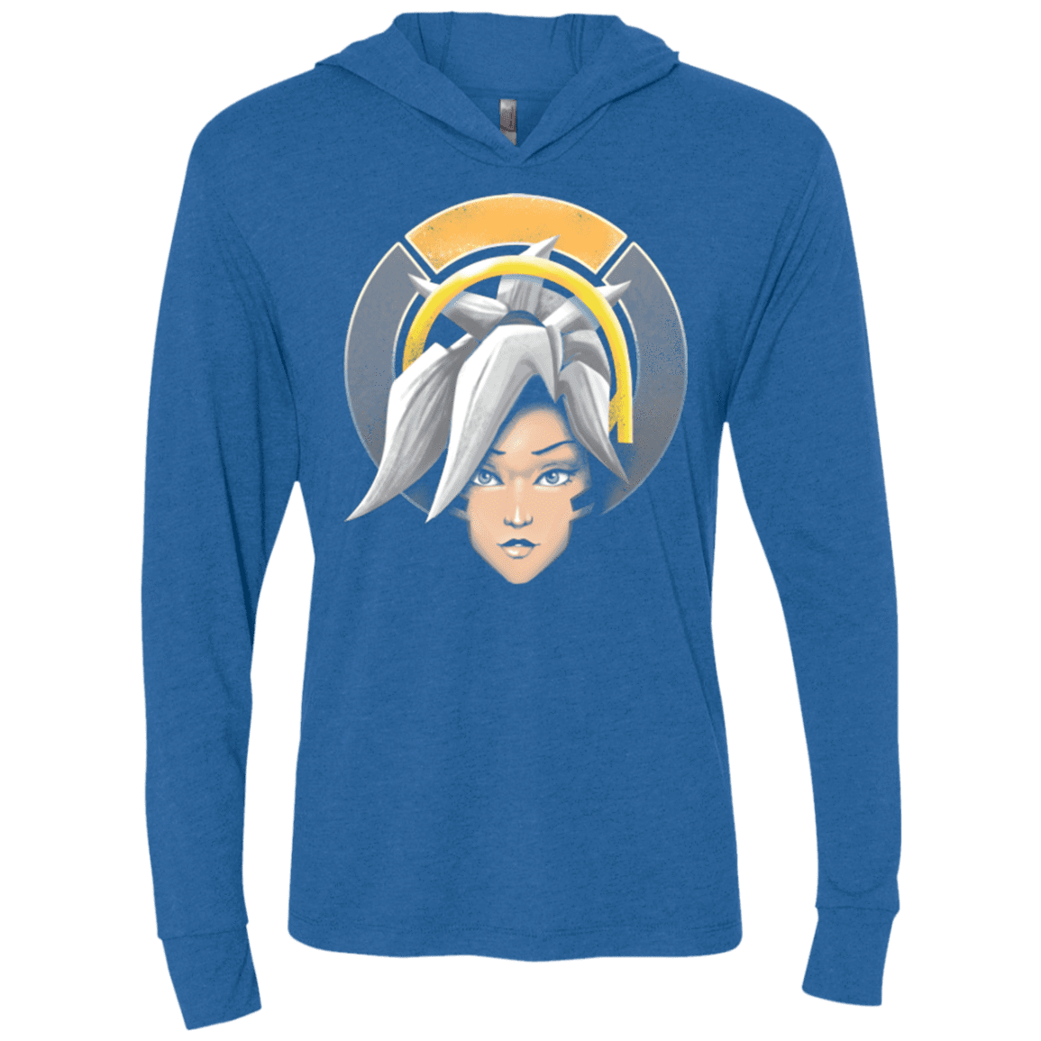 The Peerless Healer Triblend Long Sleeve Hoodie Tee