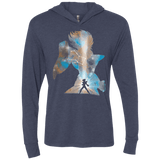 T-Shirts Vintage Navy / X-Small The Pegasus Triblend Long Sleeve Hoodie Tee