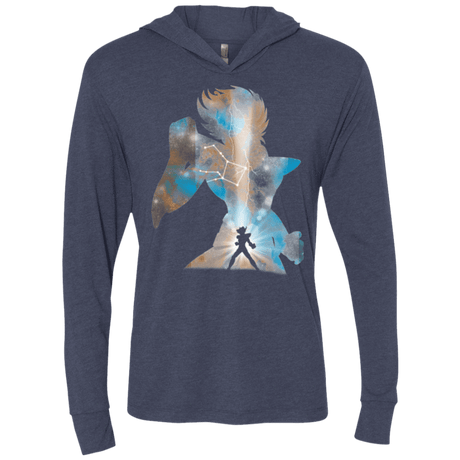 T-Shirts Vintage Navy / X-Small The Pegasus Triblend Long Sleeve Hoodie Tee
