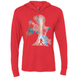 T-Shirts Vintage Red / X-Small The Pegasus Triblend Long Sleeve Hoodie Tee