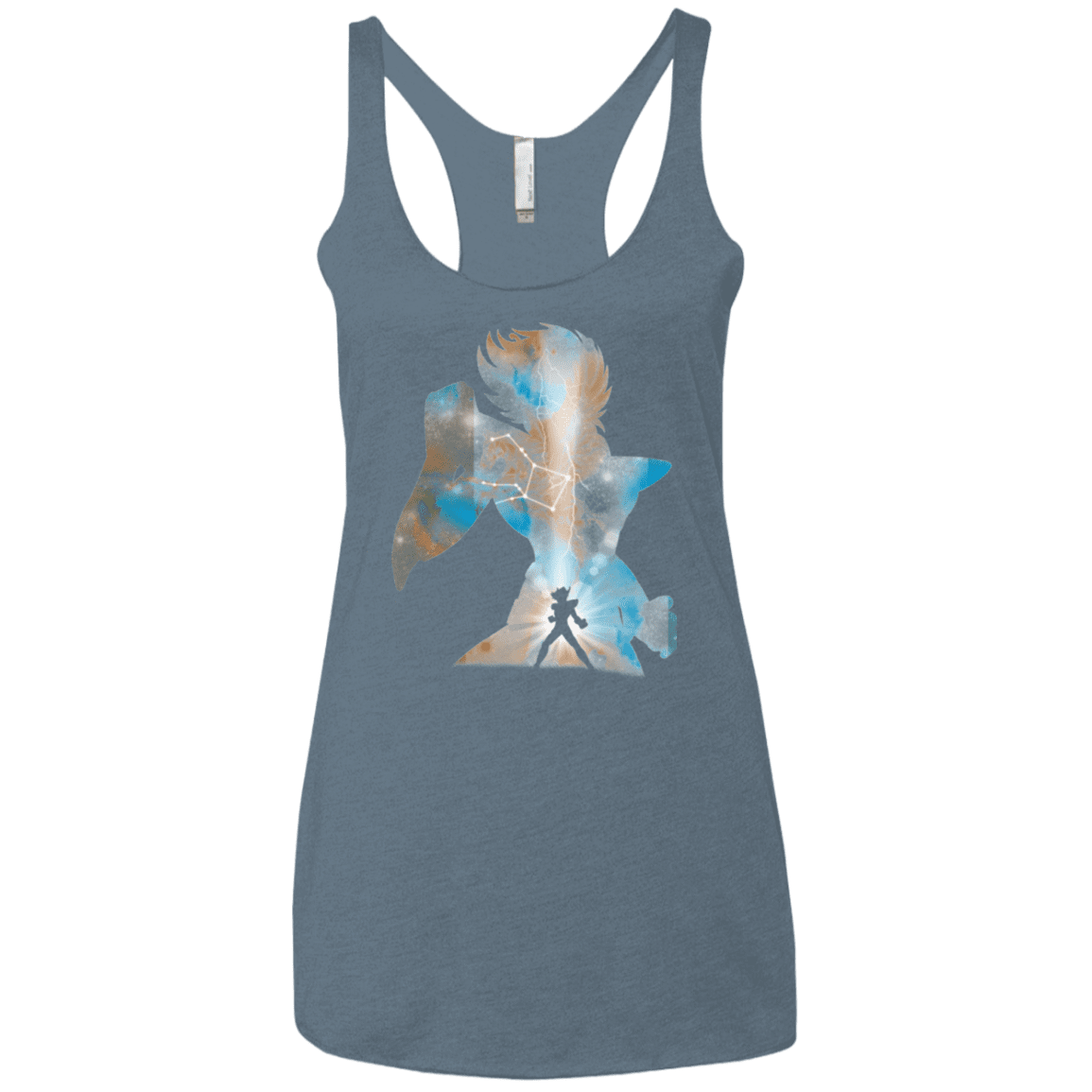 T-Shirts Indigo / X-Small The Pegasus Women's Triblend Racerback Tank