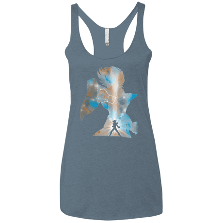 T-Shirts Indigo / X-Small The Pegasus Women's Triblend Racerback Tank
