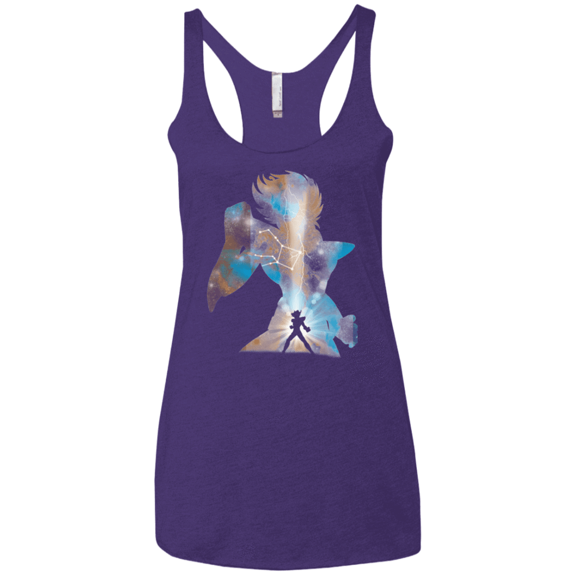 T-Shirts Purple / X-Small The Pegasus Women's Triblend Racerback Tank