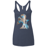 T-Shirts Vintage Navy / X-Small The Pegasus Women's Triblend Racerback Tank