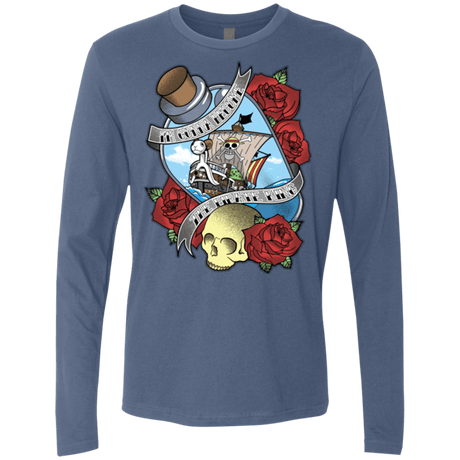 T-Shirts Indigo / Small The Pirate King Men's Premium Long Sleeve