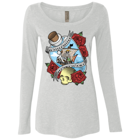 T-Shirts Heather White / Small The Pirate King Women's Triblend Long Sleeve Shirt