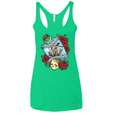 T-Shirts Envy / X-Small The Pirate King Women's Triblend Racerback Tank