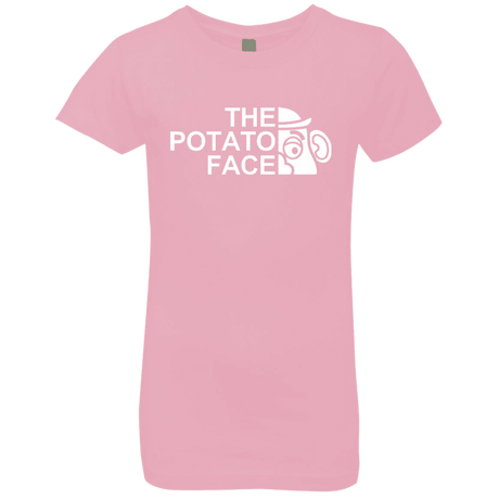 T-Shirts Light Pink / YXS The Potato Face Girls Premium T-Shirt