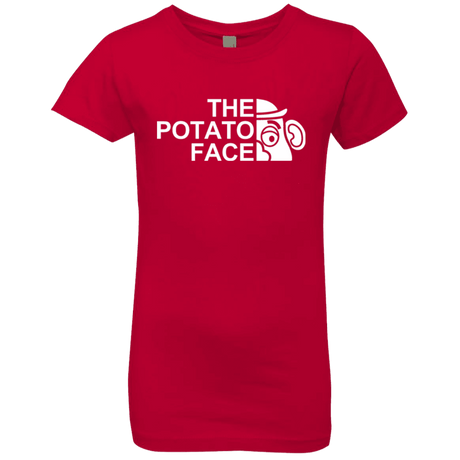T-Shirts Red / YXS The Potato Face Girls Premium T-Shirt