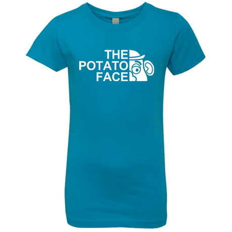 T-Shirts Turquoise / YXS The Potato Face Girls Premium T-Shirt