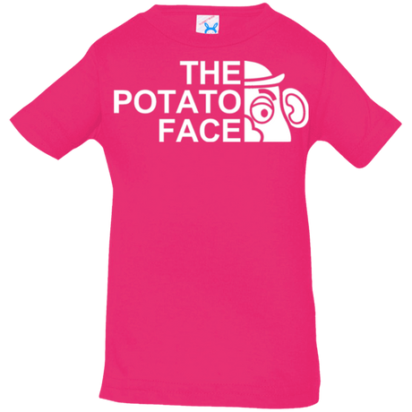 T-Shirts Hot Pink / 6 Months The Potato Face Infant Premium T-Shirt
