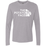 T-Shirts Heather Grey / Small The Potato Face Men's Premium Long Sleeve