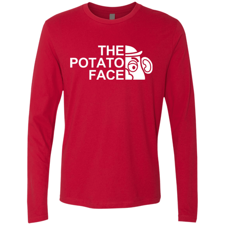 T-Shirts Red / Small The Potato Face Men's Premium Long Sleeve