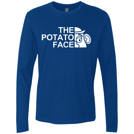 T-Shirts Royal / Small The Potato Face Men's Premium Long Sleeve