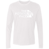 T-Shirts White / Small The Potato Face Men's Premium Long Sleeve