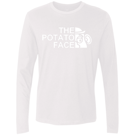 T-Shirts White / Small The Potato Face Men's Premium Long Sleeve