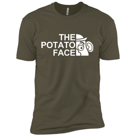T-Shirts Military Green / X-Small The Potato Face Men's Premium T-Shirt