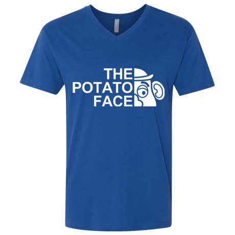 T-Shirts Royal / X-Small The Potato Face Men's Premium V-Neck