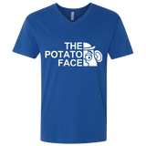 T-Shirts Royal / X-Small The Potato Face Men's Premium V-Neck