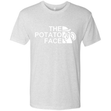 T-Shirts Heather White / Small The Potato Face Men's Triblend T-Shirt