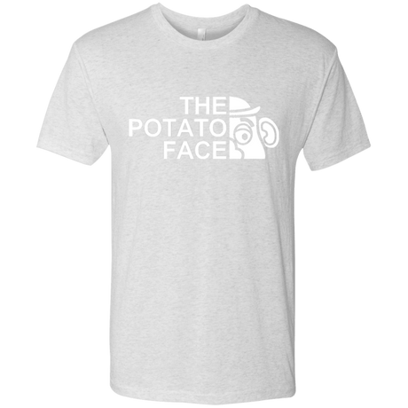 T-Shirts Heather White / Small The Potato Face Men's Triblend T-Shirt
