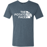 T-Shirts Indigo / Small The Potato Face Men's Triblend T-Shirt