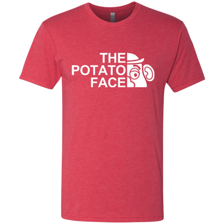 T-Shirts Vintage Red / Small The Potato Face Men's Triblend T-Shirt