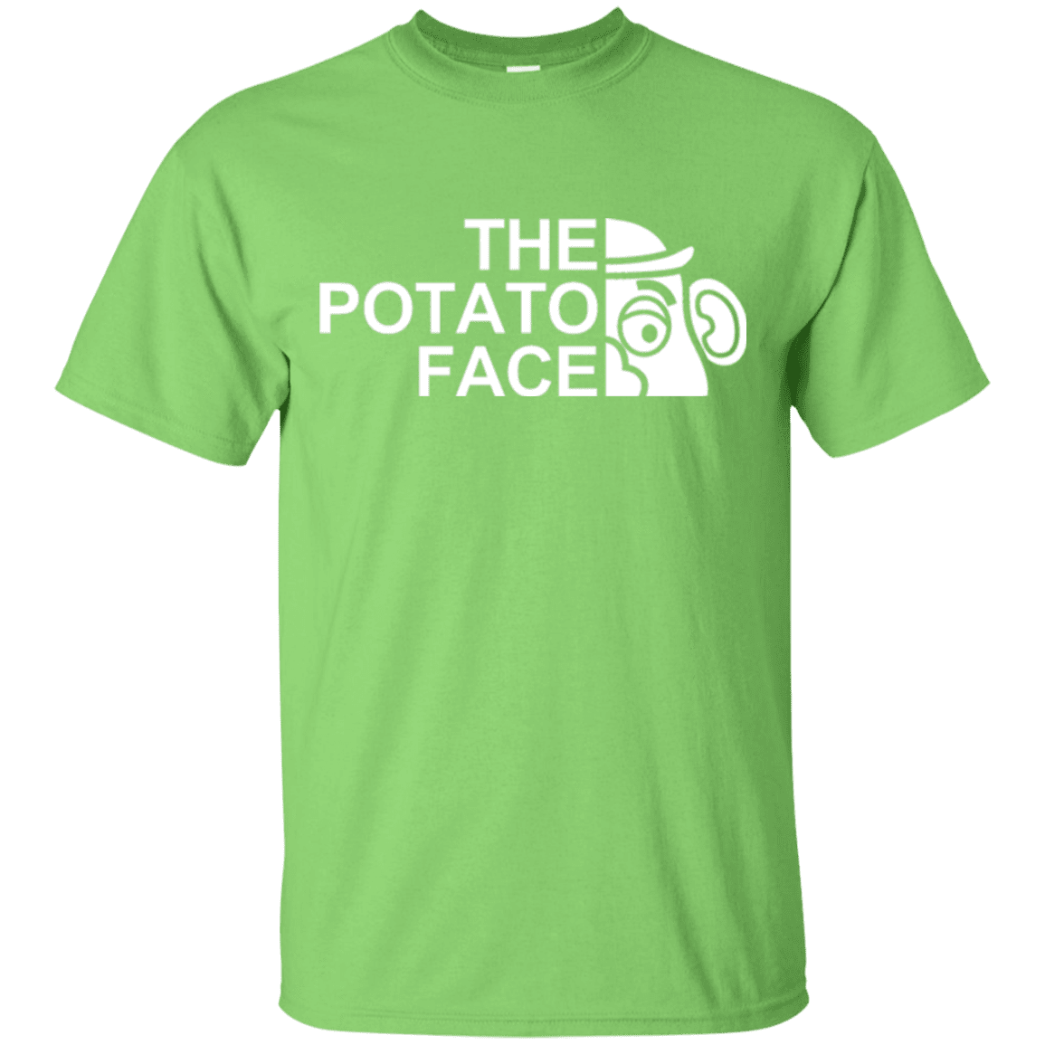 T-Shirts Lime / Small The Potato Face T-Shirt