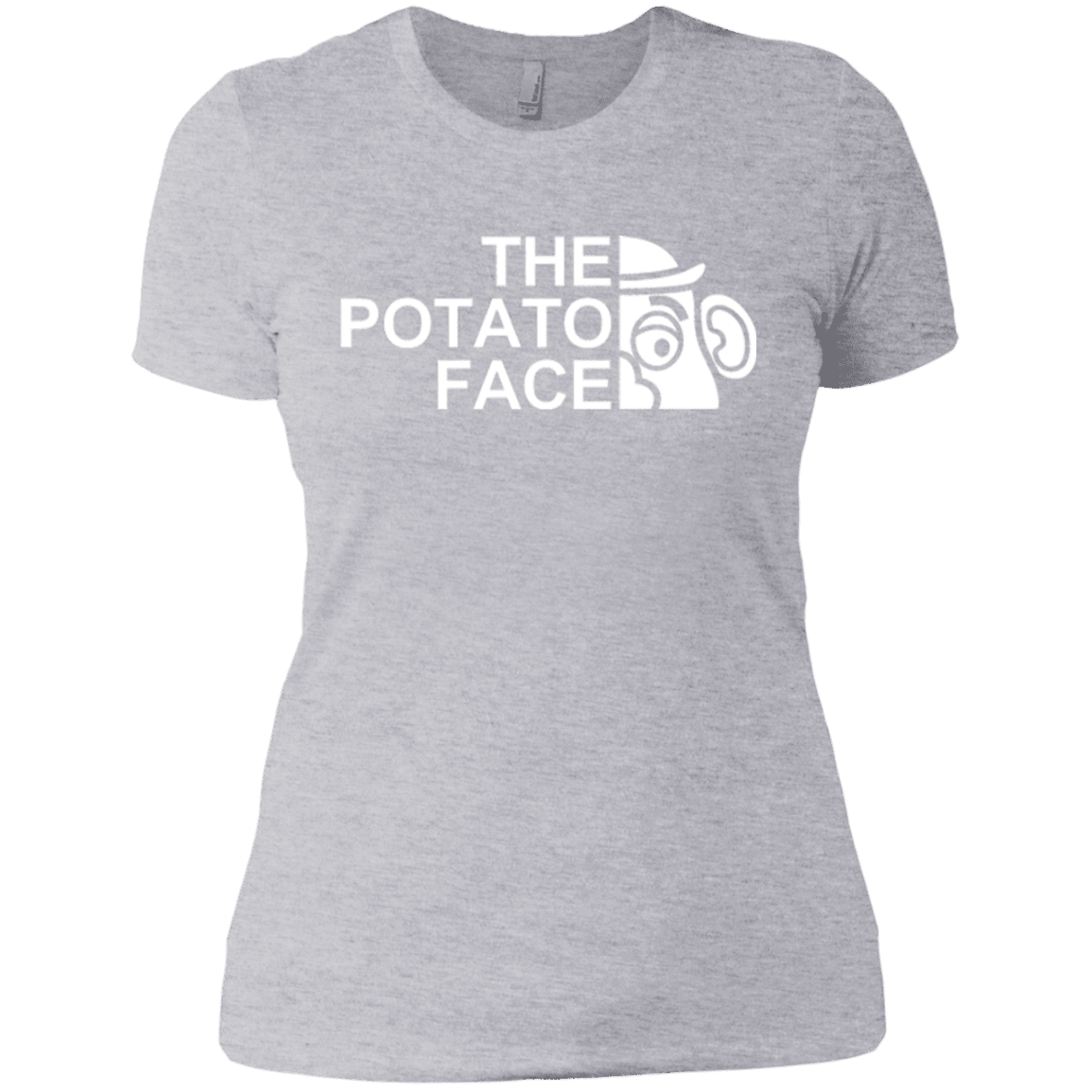 T-Shirts Heather Grey / X-Small The Potato Face Women's Premium T-Shirt