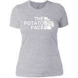 T-Shirts Heather Grey / X-Small The Potato Face Women's Premium T-Shirt