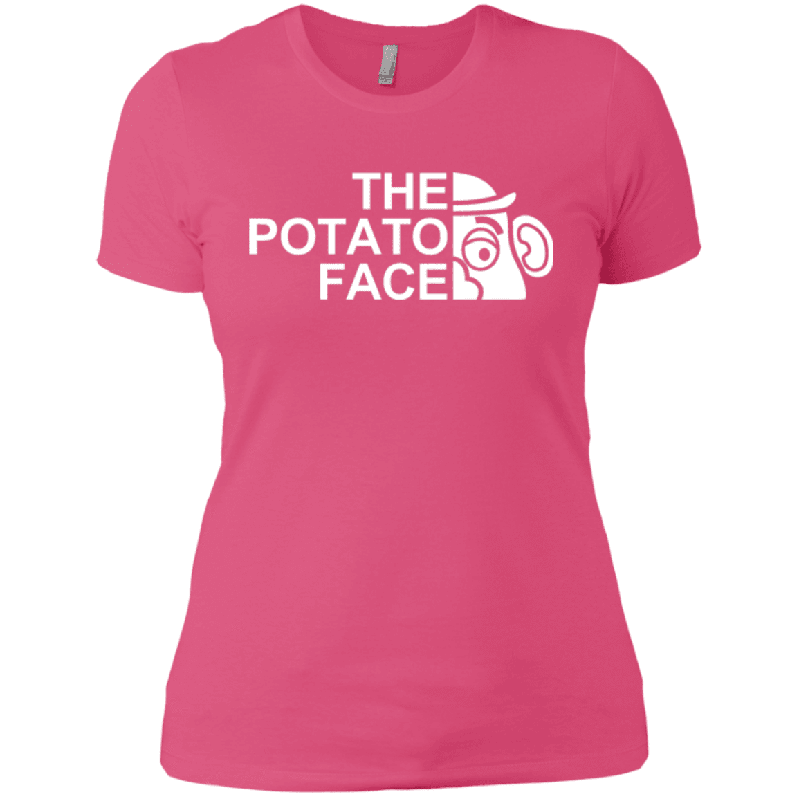 T-Shirts Hot Pink / X-Small The Potato Face Women's Premium T-Shirt