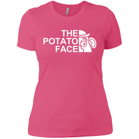 T-Shirts Hot Pink / X-Small The Potato Face Women's Premium T-Shirt