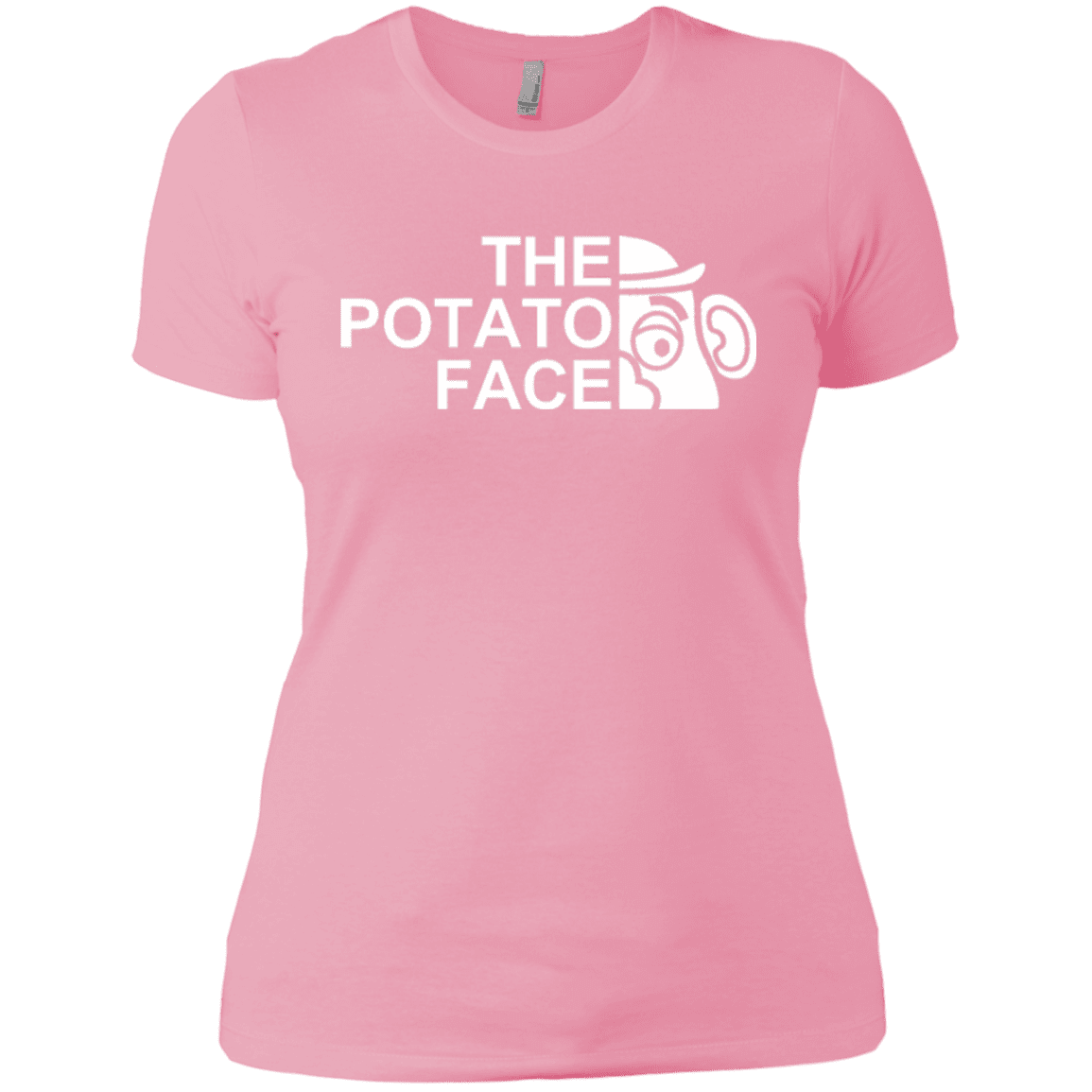 T-Shirts Light Pink / X-Small The Potato Face Women's Premium T-Shirt