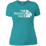 T-Shirts Tahiti Blue / X-Small The Potato Face Women's Premium T-Shirt