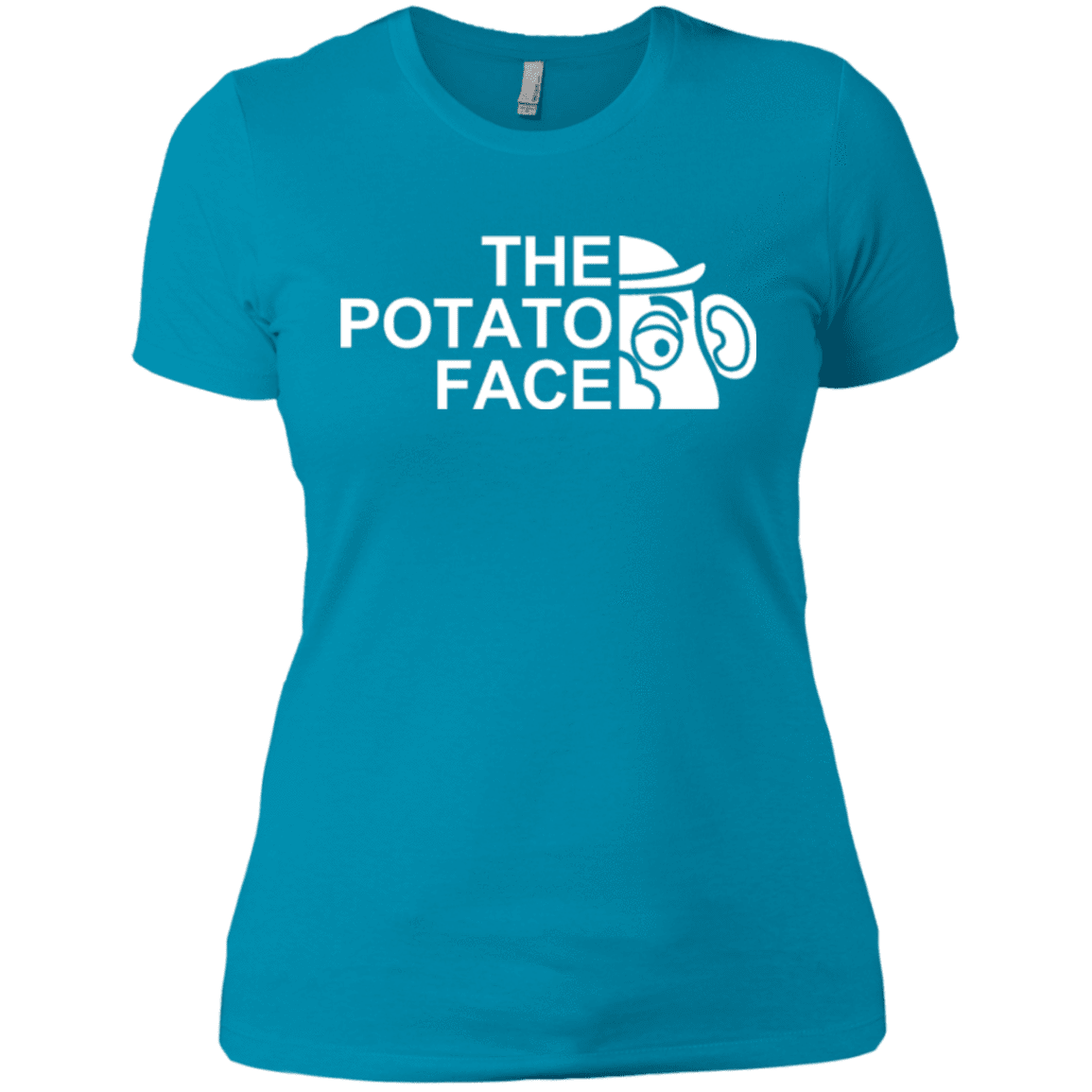 T-Shirts Turquoise / X-Small The Potato Face Women's Premium T-Shirt