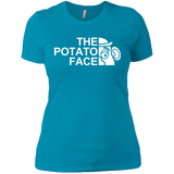 T-Shirts Turquoise / X-Small The Potato Face Women's Premium T-Shirt
