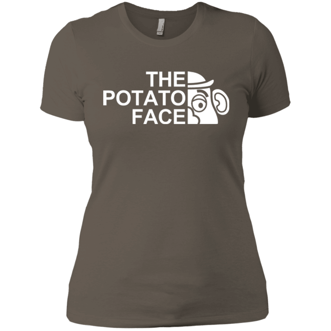 T-Shirts Warm Grey / X-Small The Potato Face Women's Premium T-Shirt