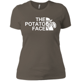T-Shirts Warm Grey / X-Small The Potato Face Women's Premium T-Shirt