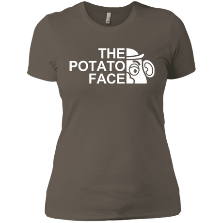 T-Shirts Warm Grey / X-Small The Potato Face Women's Premium T-Shirt