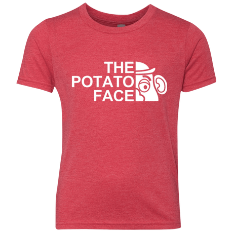T-Shirts Vintage Red / YXS The Potato Face Youth Triblend T-Shirt
