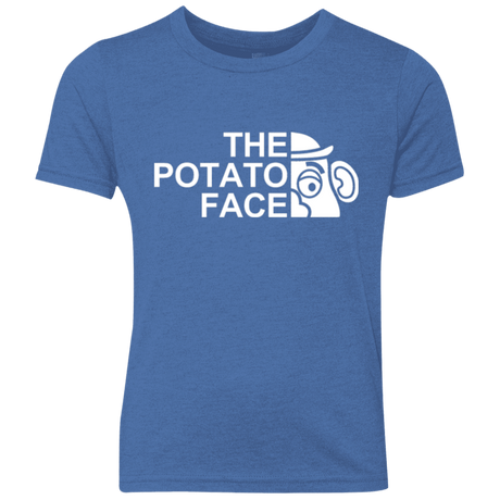 T-Shirts Vintage Royal / YXS The Potato Face Youth Triblend T-Shirt