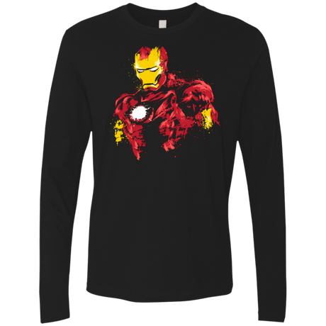T-Shirts Black / Small THE POWER OF IRON Men's Premium Long Sleeve