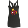 T-Shirts Vintage Black / X-Small THE POWER OF IRON Women's Triblend Racerback Tank